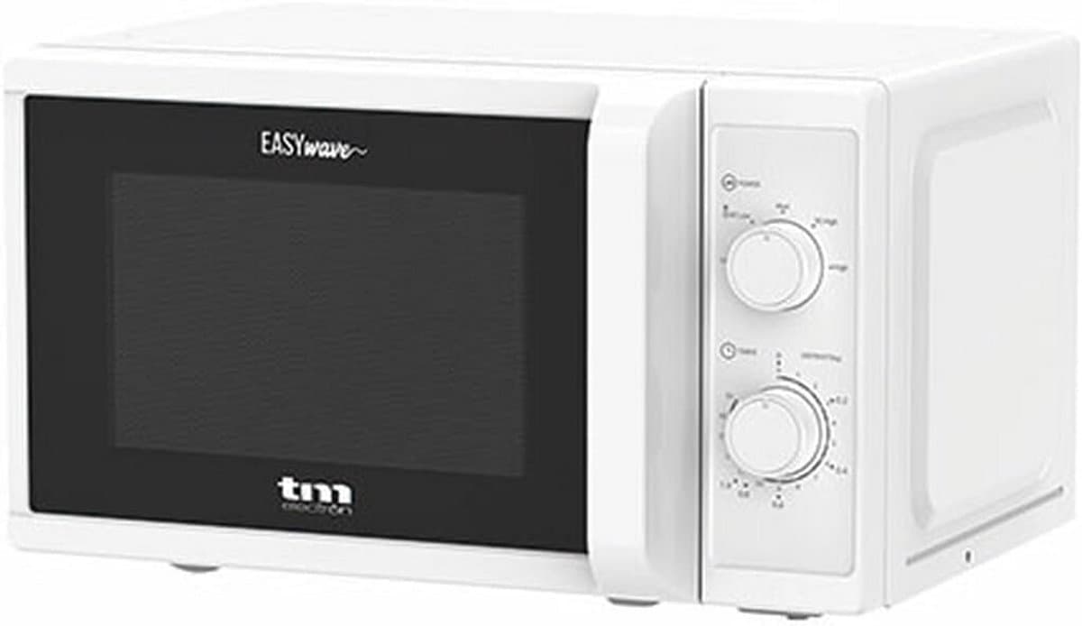 Compacte Magnetron 20 Liter Wit - 700W Vermogen, 5 Vermogensstanden en Ontdooifunctie — afbeelding 1