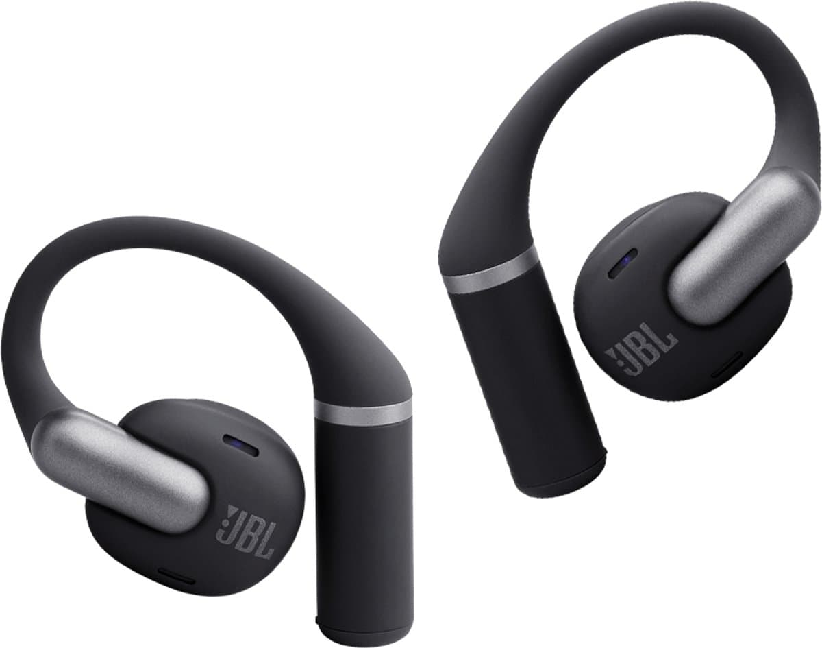 JBL Sense Pro - Open Ear Oordopjes - Oortjes Draadloos - Sport Oordopjes - Bluetooth - Sporten - Hardlopen - 38 uur - Spatwaterdicht - IP54 - Oorhaak - Zwart — afbeelding 1