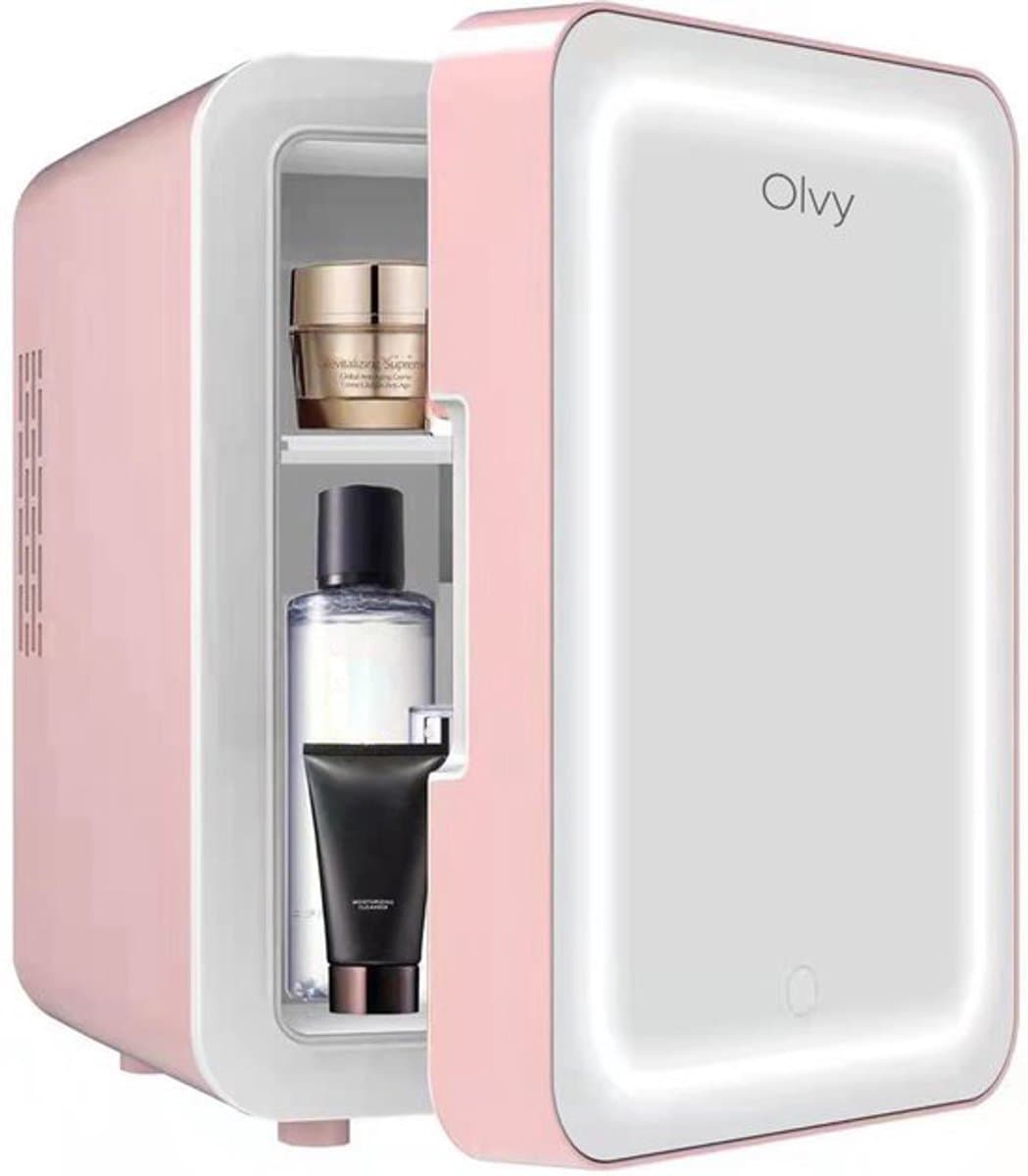 Olvy Skincare Fridge - Mini Koelkast - Inclusief E-Book - Skincare Koelkast - Make-up Koeling - 4 Liter — afbeelding 1