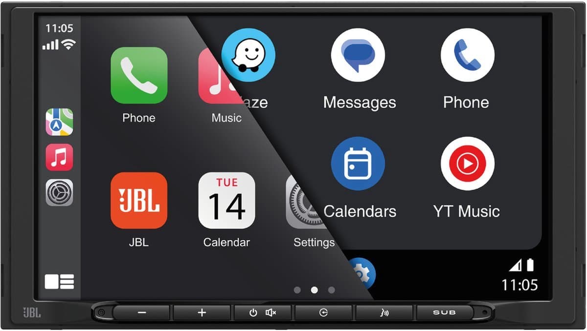 JBL Legend 700 - Autoradio met Bluetooth - 2 DIN - 7” Touchscreen - Apple CarPlay - Android Auto — afbeelding 1
