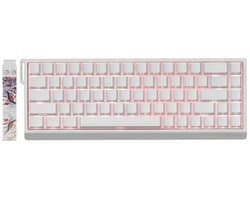 MADLIONS MAD 68 HE RGB - Gaming Keyboard (Toetsenbord) - 60% - 8KHz - 0.04mm Rapid Trigger - Magnetisch - RGB - PBT - 68 Toetsen - Side-Printed - Wit