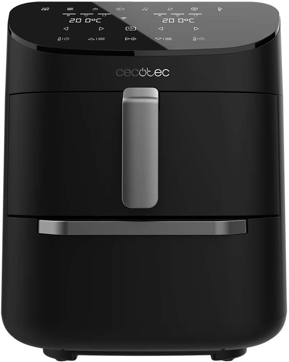 Cecofry FoodCourt Dubbele Airfryer XXL - Airfryer & Oven - 11 Liter - Stacked - 8 Bakprogramma's - Grill, App en meer functies — afbeelding 1