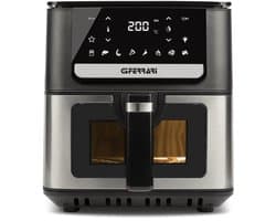 G3 Ferrari Friggisano Airfryer 6.5L – 1700W – Digitale Hetelucht Friteuse – 8 Programma’s – Timer & Startuitstel – 40-200°C – Dubbel Niveau – Voor Friet, Kip en Snacks