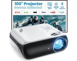 Equivera Mini Beamer - Draagbare Beamer - Beamer - Mini Beamer Projector - Projector - Mini Projector