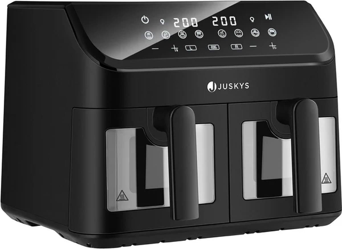Dubbele Airfryer - Heteluchtfriteuse - 9 liter -9 Kookprogramma's — afbeelding 1