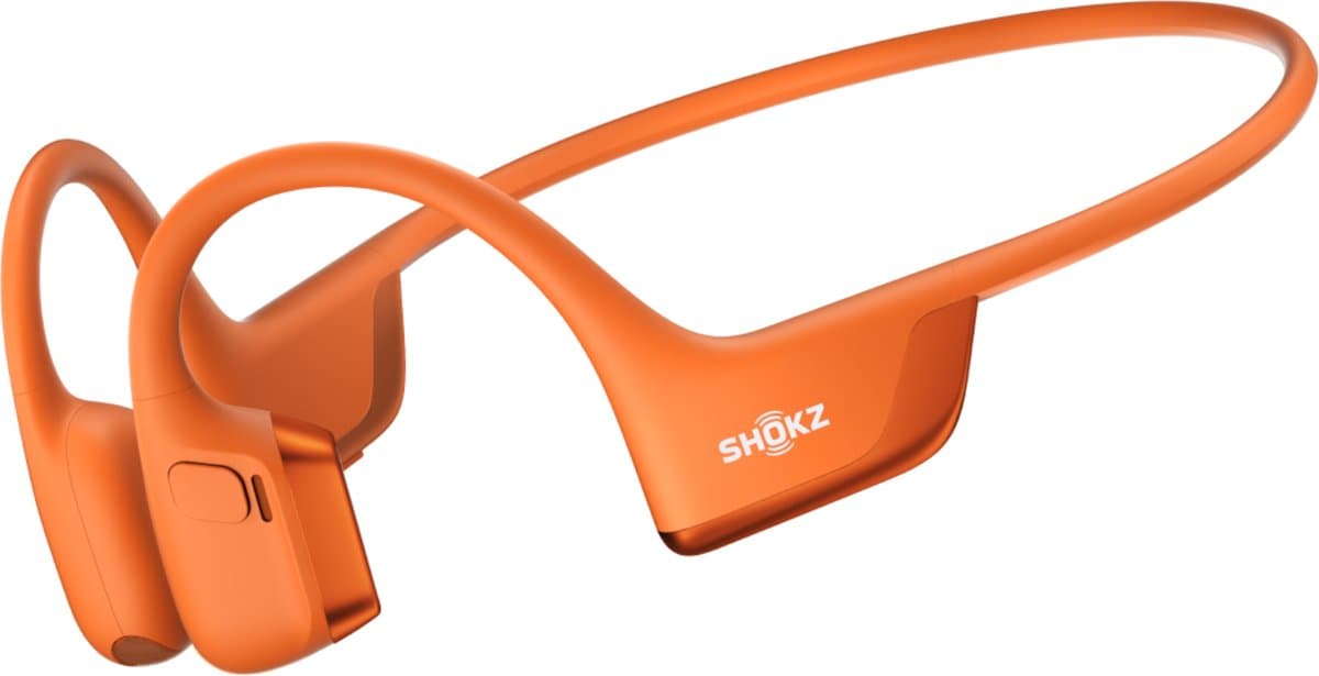 Shokz OpenRun Pro 2 Open-ear Sporthoofdtelefoon - Bone Conduction - IP55 water- en zweetbestendigheid - 12 uur batterij - Oranje — afbeelding 1