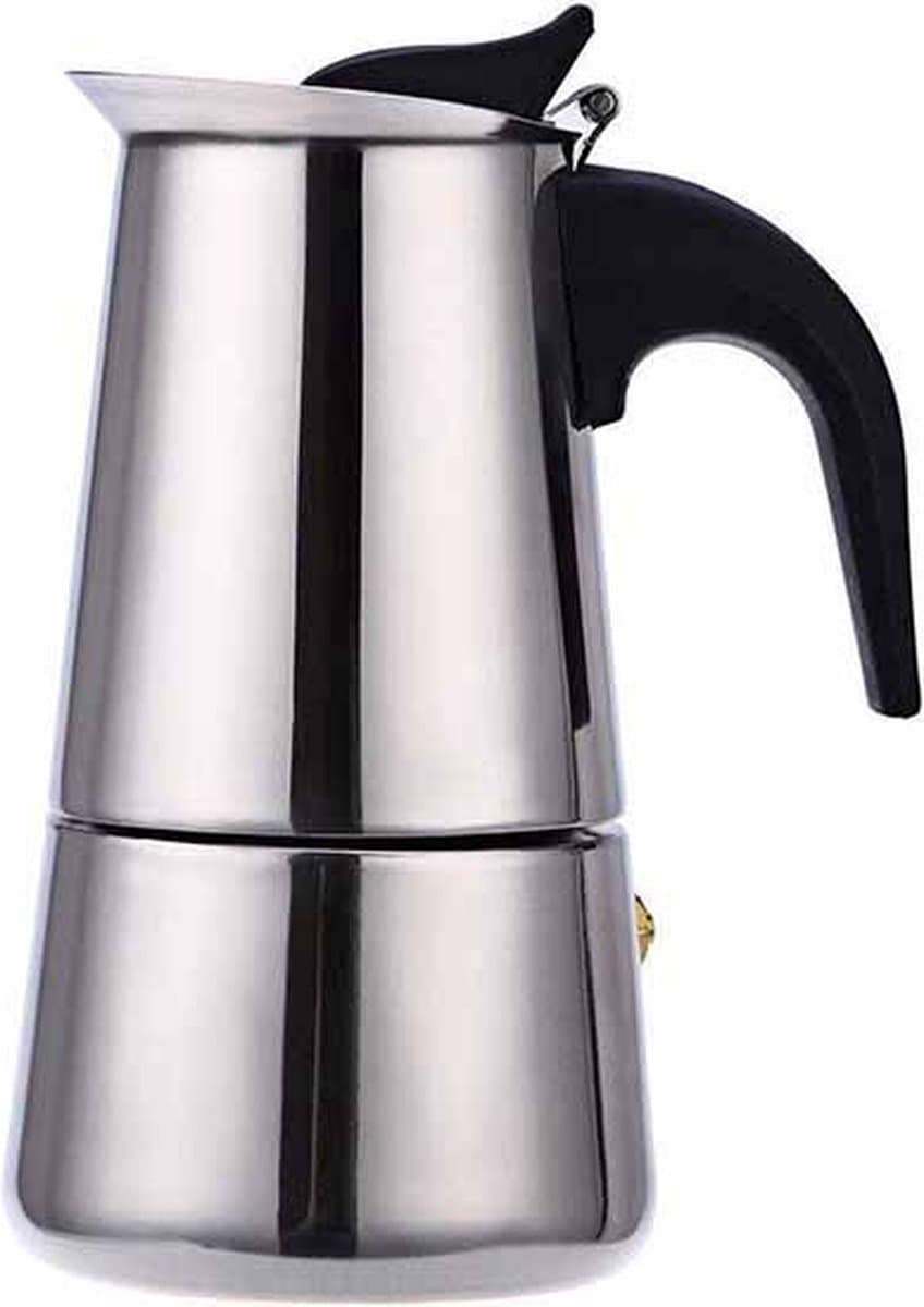 Nonna percolator (inductie) 9 kops - 500 ml - Espresso machine - 100% RVS — afbeelding 1