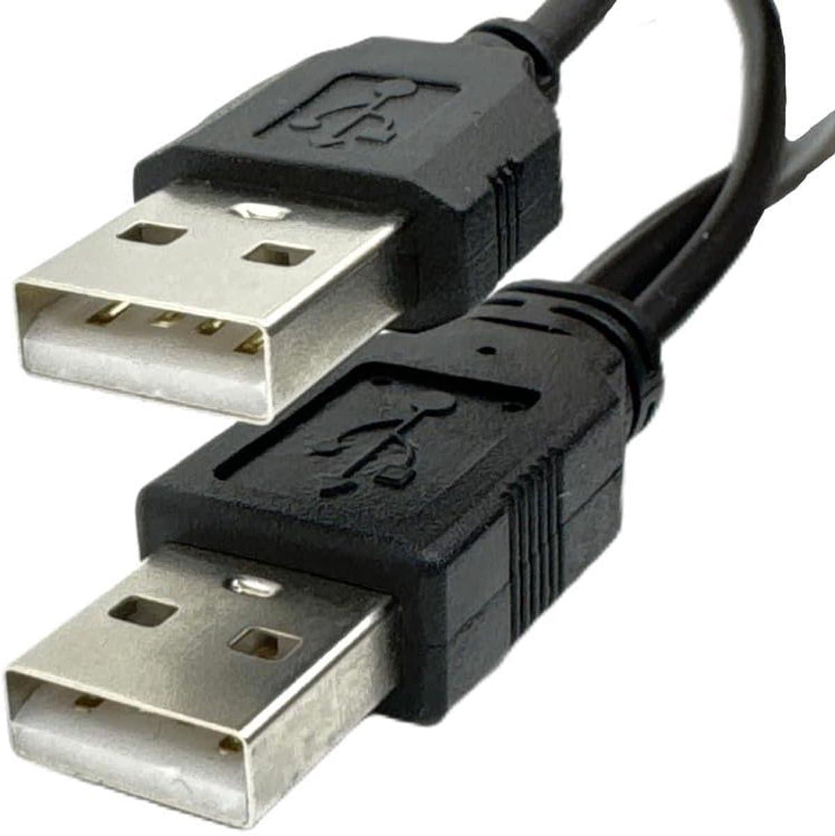 SATA naar USB Adapter - Externe Harde Schijf Kabel - Data Overzetten - Dubbele USB Poort - 25 cm - Zwart — afbeelding 1