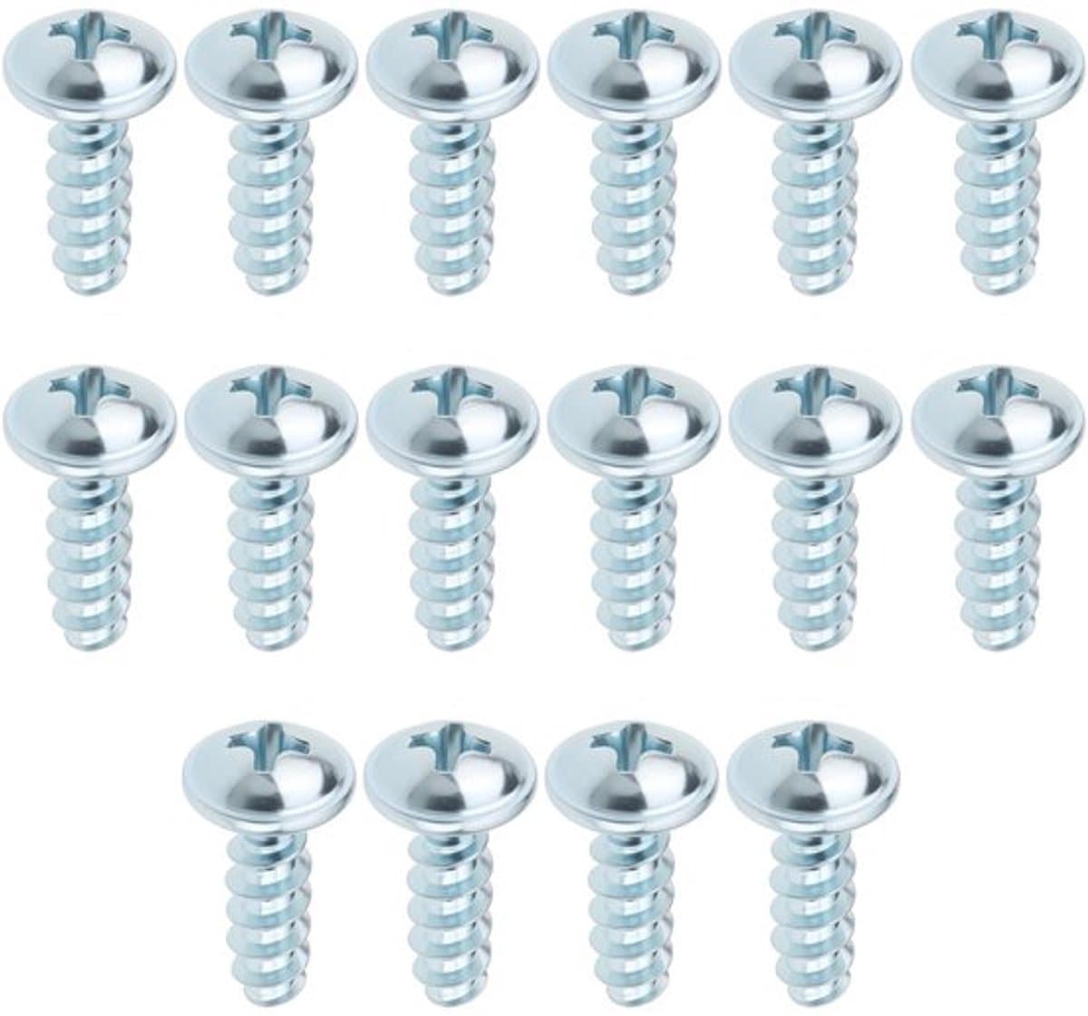 Dailygoods- Grasmaaier Schroeven 16 Stuks - M5 x 16 mm - Verzinkt — afbeelding 1