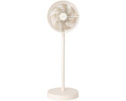 Staande Ventilator - Vloermodel - Ruimte Koelen - Inklapbaar Ontwerp - In Hoogte Verstelbaar - Gebroken Wit