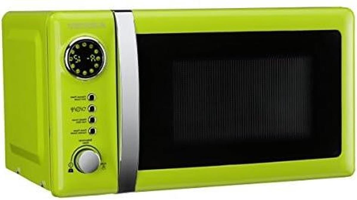 Magnetron Oven - Compacte Oven - Snel Eten - Met Grillfunctie - 20 Liter - Groen — afbeelding 1