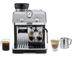 De'Longhi La Specialista Arte Evo - pistonmachine met Cold Brew functie en handmatig stoompijpje - Titanium - EC9255.T