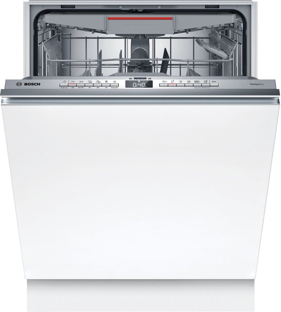 Bosch SMV6ZCX10E - Serie 6 - Inbouwvaatwasser - 60 cm - Zeer stil - Energielabel B - Home Connect - PerfectDry met zeolith: perfecte droogresultaten met een laag energieverbruik — afbeelding 1