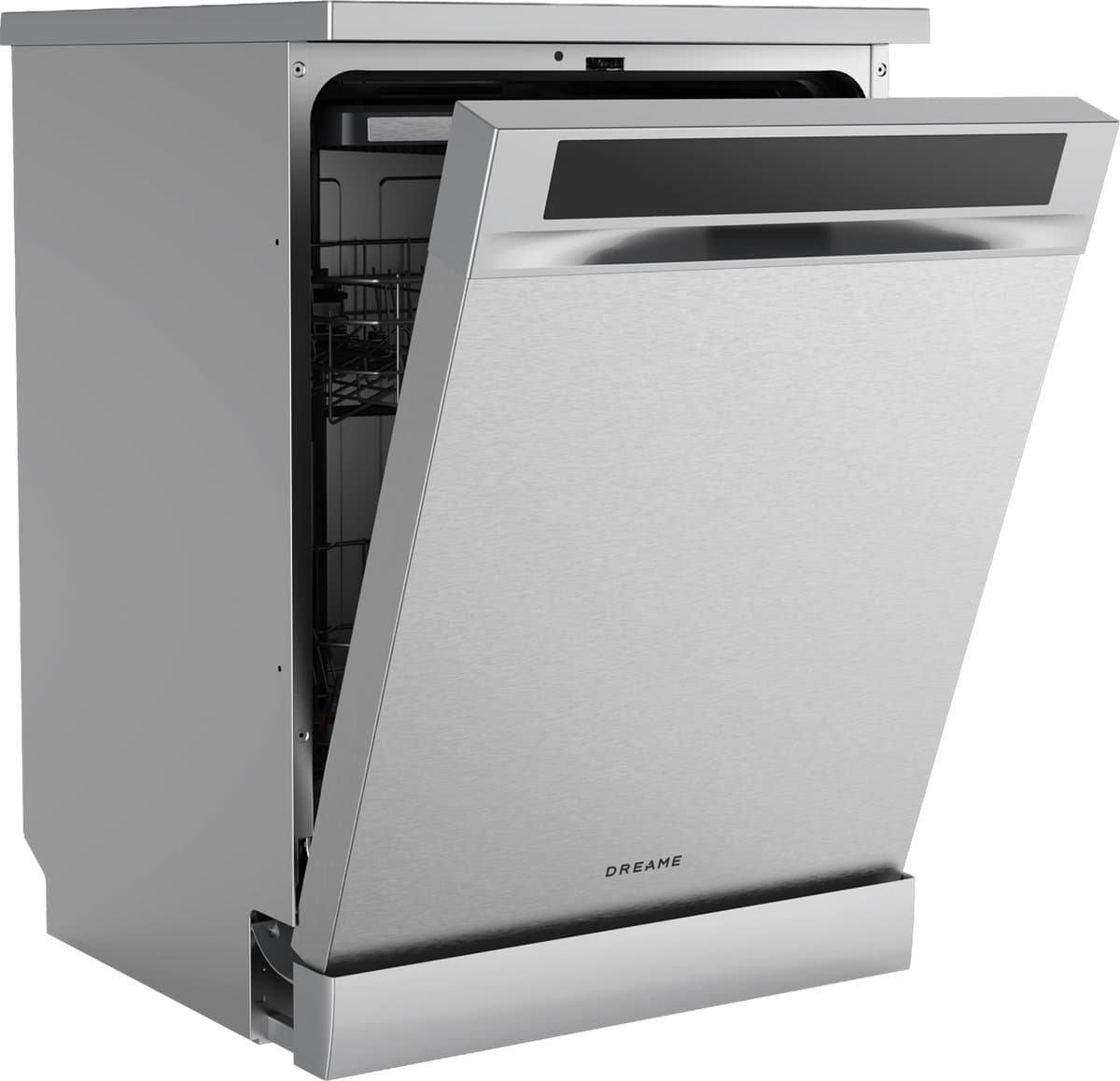 Dreame DZ401 Pro Vrijstaande Vaatwasser – 15 Couverts, Energieklasse A, FlexWing-sproeiarm, Dubbele Droogtechnologie, 42 dB, WiFi - Steel — afbeelding 1