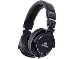 Studio Koptelefoon - incl. mini-jack adapter - Devine PRO 900 - Zwart