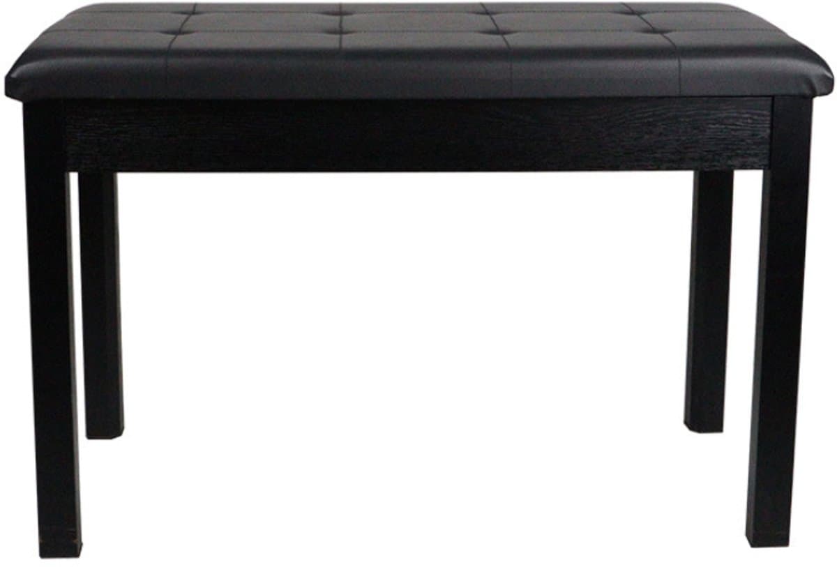 Livista Pianobank – Klassieke Piano Kruk – met Opbergruimte – Comfortabele Zitting – 70 x 30 x 48 cm – Zwart — afbeelding 1