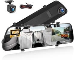 Auto Camera - Rijrecorder - Veilig Rijden - Dubbele Camera - 4 Inch Scherm - Zwart