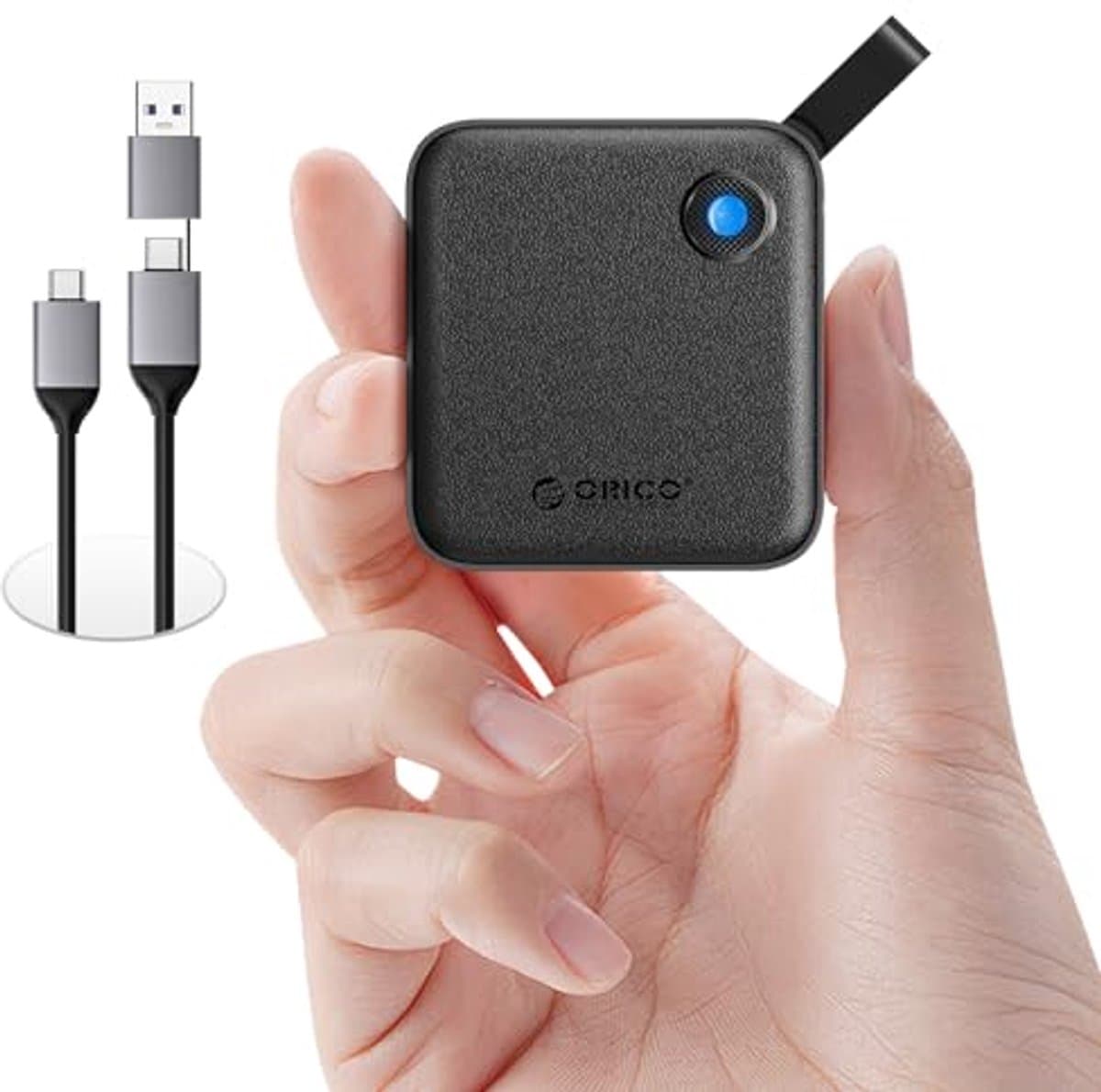 Externe SSD - Opslag Drive - Data Opslaan - Snelle Overdracht - 2 TB - Zwart — afbeelding 1