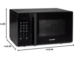 Magnetron - Oven Combimagnetron - Snel opwarmen - XL-draaiplateau - 29 Liter - Zwart