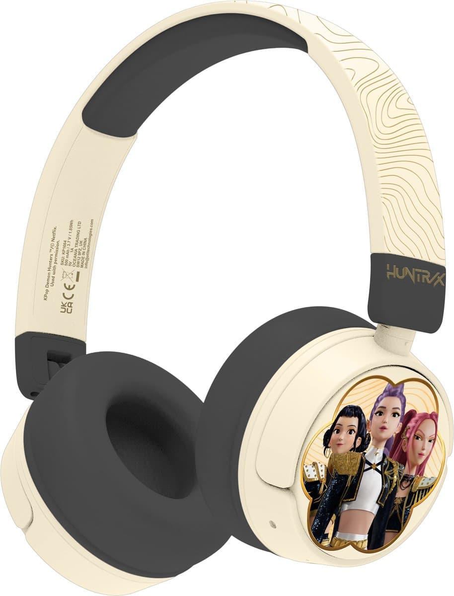 KPop Demon Hunters - Huntr/x - Team - draadloze kinderkoptelefoon - volumebegrenzing - lange batterijduur - microfoon - opvouwbaar - bluetooth — afbeelding 1