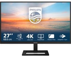 Philips 27E1N1900AE - 4K IPS Monitor - USB-C 65w - Verstelbaar - 27 inch — afbeelding 1