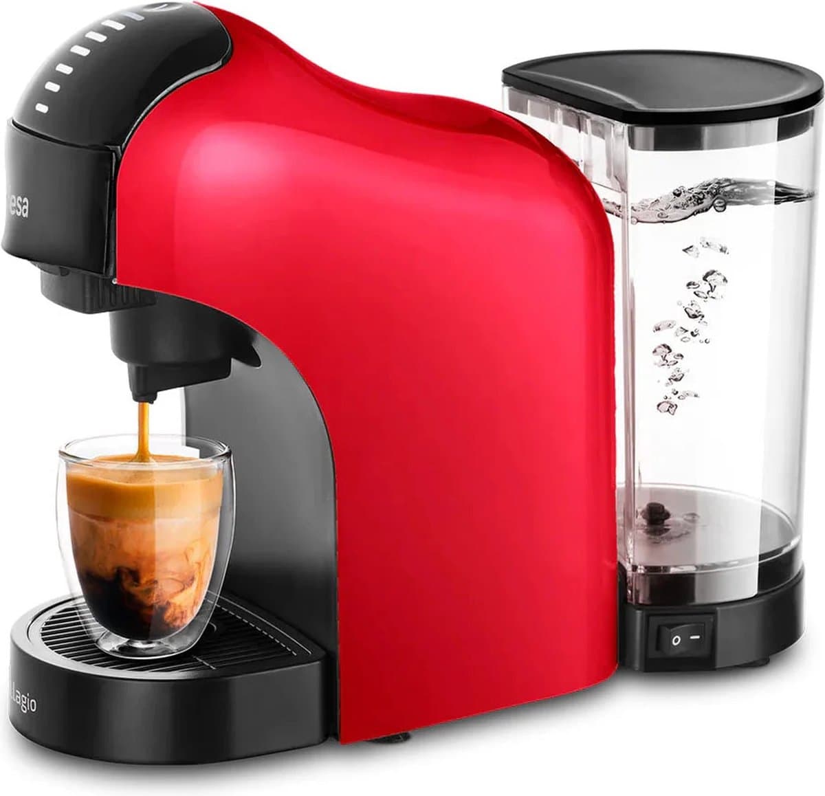 Ufesa Bellagio Rossa Koffiepadmachine 3 in 1 Nespresso Dolce Gusto & verse koffie — afbeelding 1