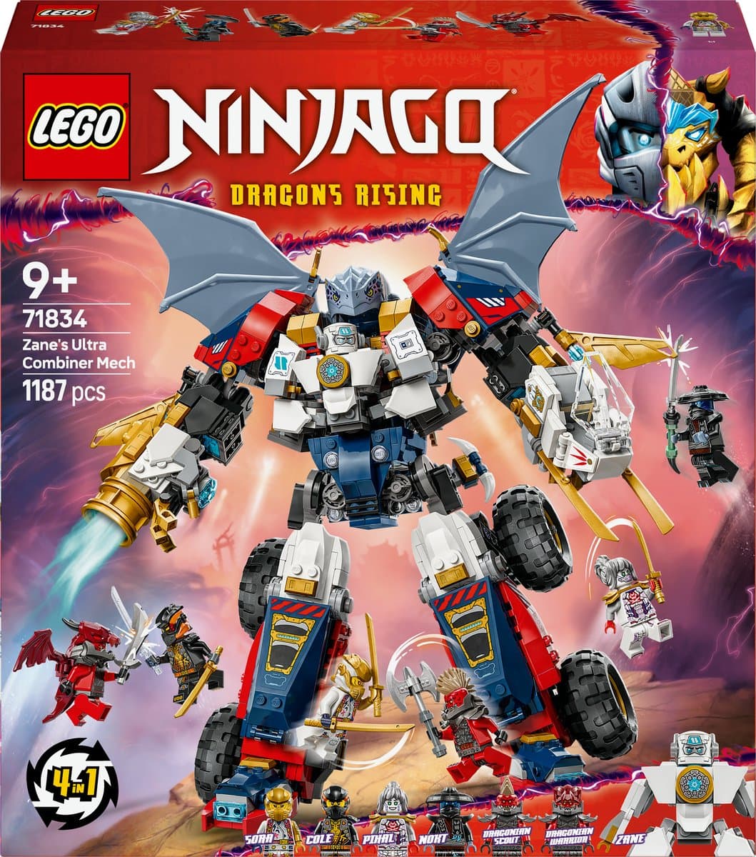 Lego Ninjago 71834 Zane's Ultra-combomecha Bouwstenen — afbeelding 1