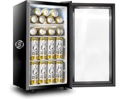 Equivera Mini Fridge for Drinks - Kleine Koelkast - Mini Koelkasten - Minibar - Mini Fridge - Mini Koelkast - Mini Koelkastje - Must have voor in Huis!