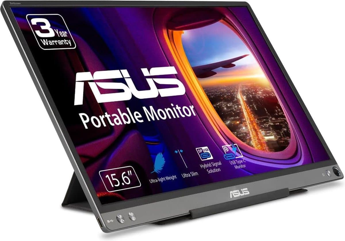 ASUS ZenScreen MB16ACE Portable USB Monitor- 16 inch — afbeelding 1