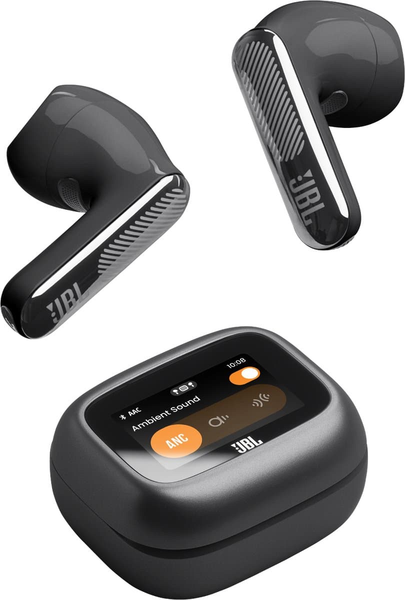 JBL Live Flex 4 Draadloze oordopjes met Noise Cancelling en Smart Case (2026) Zwart — afbeelding 1