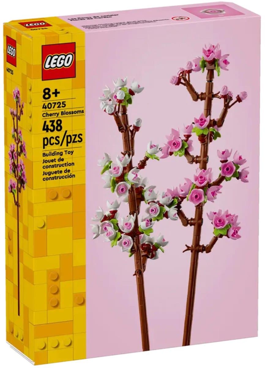 Lego Botanical Collection 40725 Kersenbloesems Bouwstenen Meerkleurig — afbeelding 1