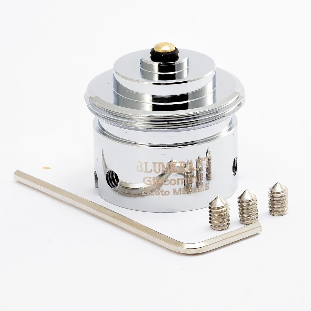 Robuuste Metalen Adapter voor Giacomini Radiatorventiel naar M30 Thermostaatkop — afbeelding 1