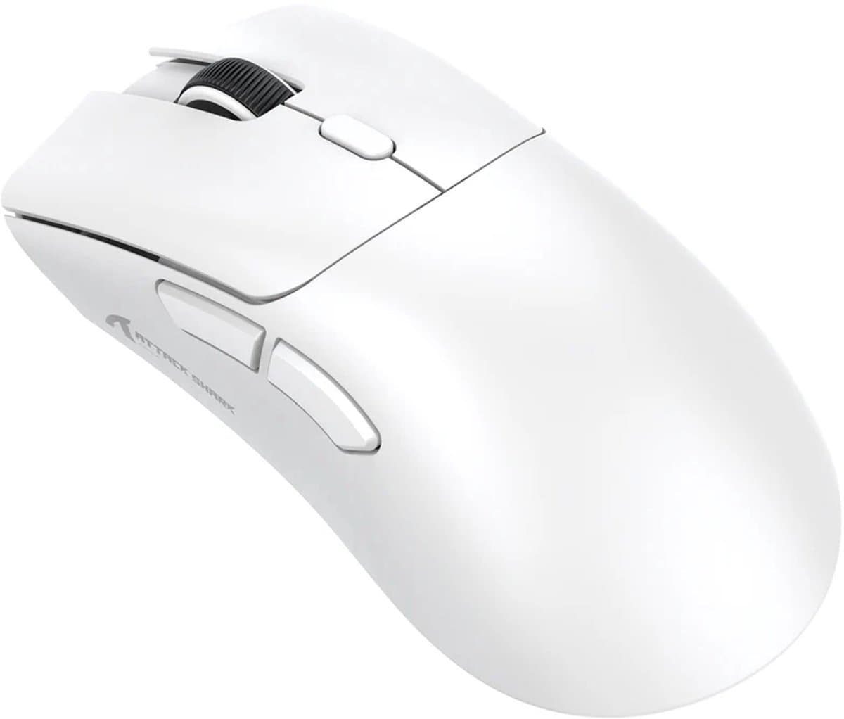 Attack Shark R1 - Draadloze Gaming Muis - 2.4G + BT5.2 - Lichtgewicht 59G - USB-C - Wit — afbeelding 1