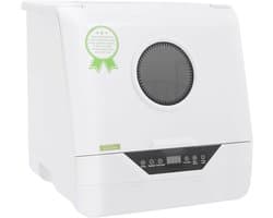 Mini Vaatwasser - Compact Apparaat - Snel Schoon Maken - Energiezuinig Ontwerp - 37x39x39 cm - Wit