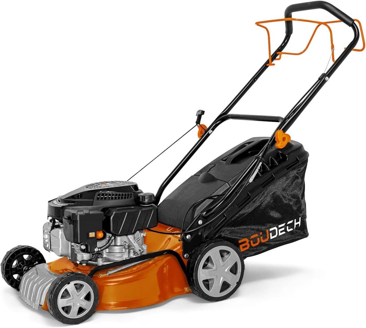 Zelfrijdende Benzine Grasmaaier 400mm Met Krachtige 145cc Motor en Mulchfunctie — afbeelding 1