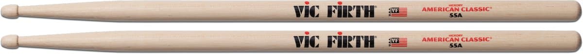 Vic Firth 55A - Paar drumstokken, hickory — afbeelding 1