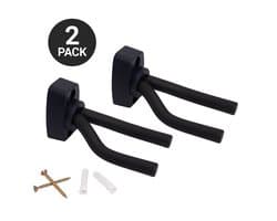 Gitaar Wandbeugel Set van 2 Stuks – Universeel – Voor Gitaar, Bas, Ukelele & Viool – Muurbeugel / Wandsteun