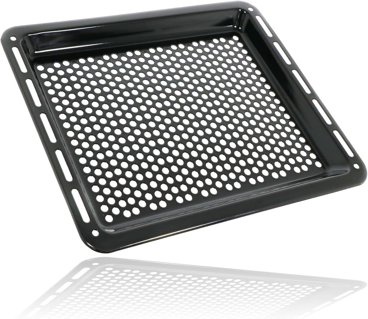 Universele Geperforeerde Ovenplaat Crisper voor Pizza en Airfryer 46cm Antiaanbak — afbeelding 1