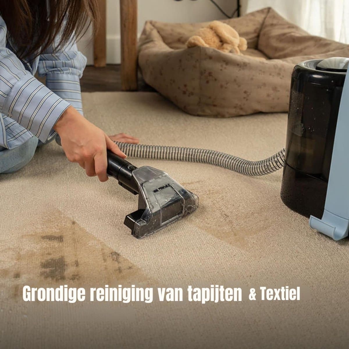 Aura® Tapijtreiniger machine - Tapijtreiniger - Tapijtreiniger apparaat - Zwart - 5 kg — afbeelding 1