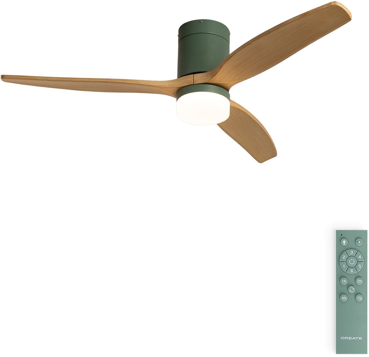 CREATE - Stille 40W plafondventilator met technische ABS bladen in verschillende maten - WIND CALM — afbeelding 1