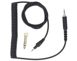 Opgewonden Audio Verlengkabel 3,5 mm en 6,3 mm naar 2,5 mm voor DJ Hoofdtelefoons