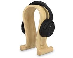 Houten Hoofdtelefoonstandaard - Universele Stand voor Hoofdtelefoons van Bamboehout