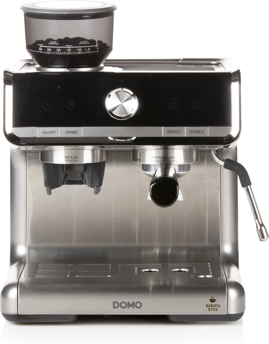 DOMO DO720K - Espressomachine met bonenmaler — afbeelding 1