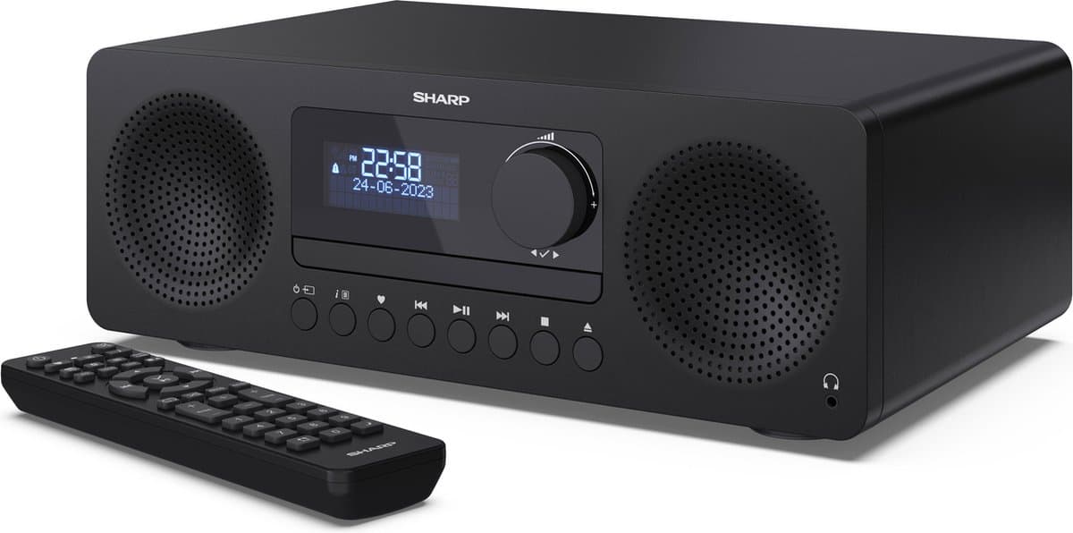 Sharp XL-B720D (BK) Tokyo alles-in-één Hi-Fi geluidssysteem met DAB+ — afbeelding 1