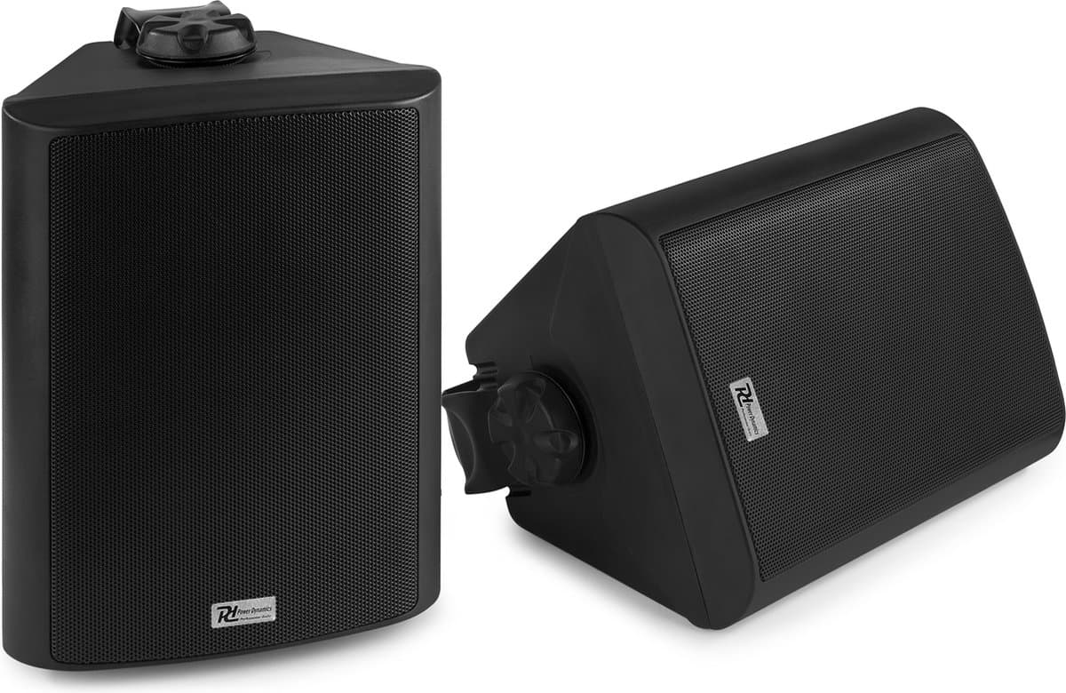 Power Dynamics WS50AB zwarte WiFi en Bluetooth speakerset - 5.25 inch - IPX5 - 200W - Zwart — afbeelding 1