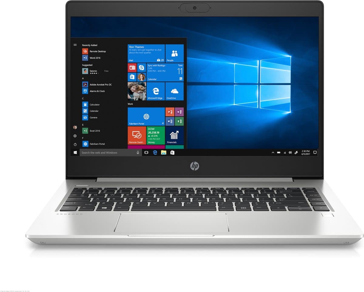 HP ProBook 445 G7 AMD Ryzen™ 3 4300U Laptop 35,6 cm (14") Full HD 8 GB DDR4-SDRAM 256 GB SSD Wi-Fi 6 (802.11ax) Windows 10 Home Zilver — afbeelding 1