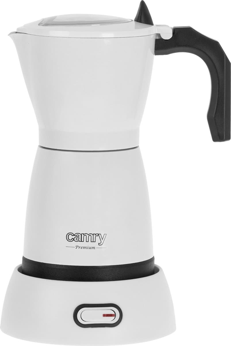 Camry CR 4415 - Elektrische Mokka pot - 300 ml - voor 6 kopjes - Wit — afbeelding 1