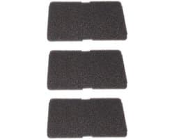 3x filter geschikt voor Beko Blomberg spons droger - wasdroger droogkast 245x155 mm pluizenfilter stoffilter - Alternatief geschikt voor Beko Blomberg - 2964840100