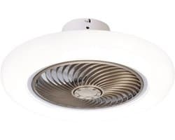 Bovista Plafondventilator - Met Verlichting - Plafond Ventilator - Met Lamp - Plafonniere Met Ventilator - Met Licht - Goud - 52cm