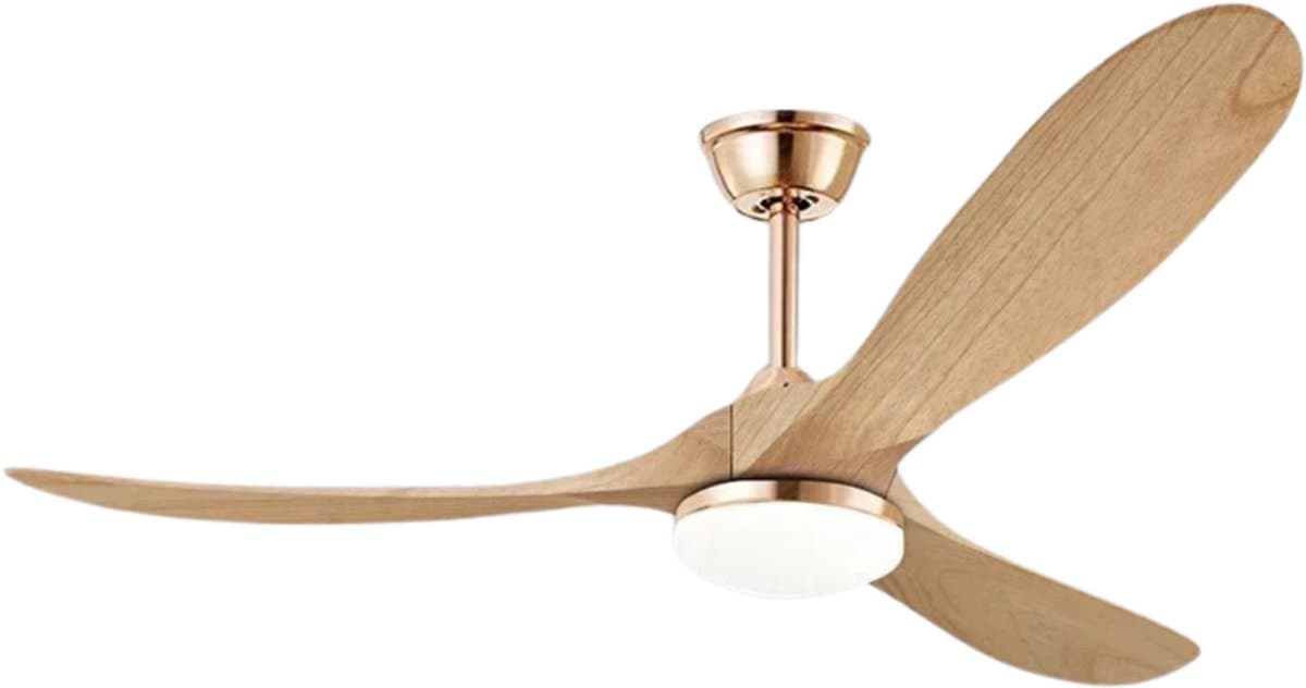 Nivard Plafondventilator - Met Verlichting - Plafond Ventilator - Met Lamp - Plafonniere Met Ventilator - Stijl M - 150cm — afbeelding 1